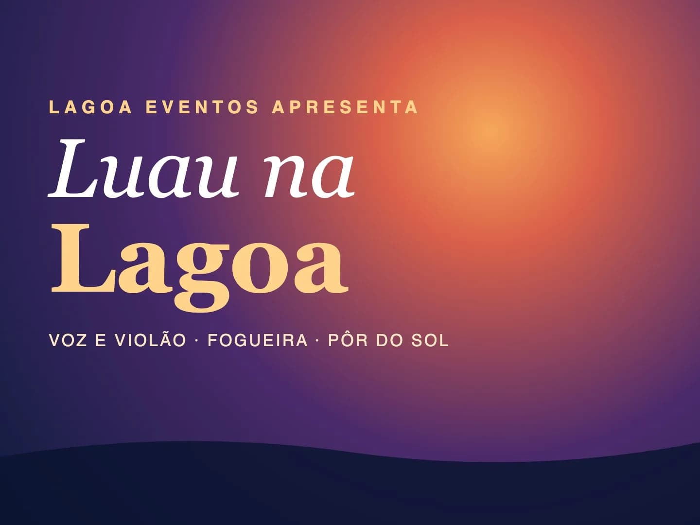Luau na Lagoa